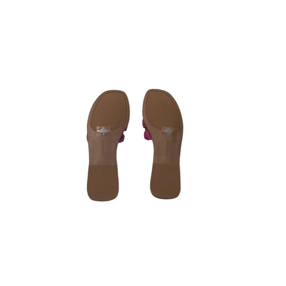 NWOT Nine West Geena Flat Slide Sandals, Dark Pink Fuchsia, Size 11M - Picture 12 of 12